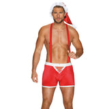 Déguisement Mr Claus Obsessive Rouge