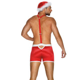 Déguisement Mr Claus Obsessive Rouge