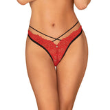 String à Dentelle Obsessive Mettia  Rouge