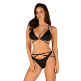 Unterwäsche-Set Obsessive Cobra Nive Schwarz