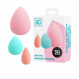 Éponges de maquillage Ilū Multicouleur (3 Pièces)
