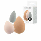 Éponges de maquillage Lussoni Multicouleur (3 Pièces)