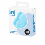 Nettoyeur pour pinceaux de maquillage Ilū Coeur Silicone Bleu
