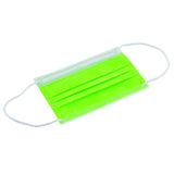 Masque hygiénique à usage unique (ou jetable) x 5 Junior Vert 10 Unités
