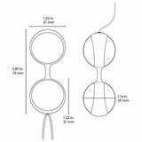 Luna Perles Noir Lelo 7694 7694 Silicone/ABS