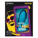 Plug anal vibrant connecté Remoji Bleu Lelo 3675 Bleu (8,5 cm)