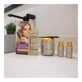 Ensemble de coiffure lissage Brésilien Kativa Pro Blonde (6 pcs)