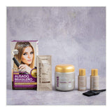 Ensemble de coiffure lissage Brésilien Kativa Pro Blonde (6 pcs)