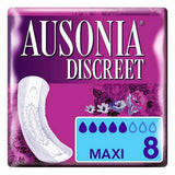 Compresses pour Incontinence DISCREET mAXI Ausonia (8 uds)