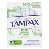 Tampons Super ORGANIC Tampax Tampax Organic Super (16 uds) (16 Unités)