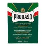 Lotion après-rasage Refreshing and Toning With Eucalyptus Oil and Mentol Proraso (100 ml)