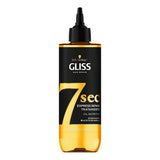 Masque réparateur pour cheveux Schwarzkopf Gliss 7 Sec Oil Nutritive Acide oléique (200 ml)