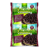 Tourteaux de Maïs Gullón Vitalday Chocolate Negro (100 g)