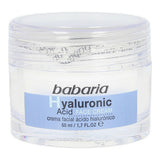 Crème Hydratante pour le Visage Babaria Acide Hyaluronique (50 ml)