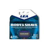Remplacement de Lame de Rasoir Lea Body Shave (2 uds)