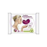 Lingettes démaquillantes Natur Face Concombre (20 uds)
