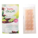 Bandes Épilatoire Corporelles Byly Depil Chocolate (12 uds)