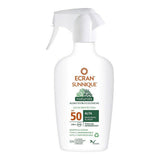 Crème Solaire pour le Corps en Spray Ecran Sunnique Naturals Lait solaire Spf 50 (300 ml)