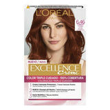 Teinture permanente Excellence L'Oreal Make Up Blond Foncé Cuivré Acajou Nº 6,46