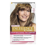 Teinture permanente Excellence L'Oreal Make Up Blond cendre Nº 7,1