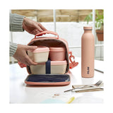 Sac glacière goûter Milan Rose (23 x 20 x 11 cm)
