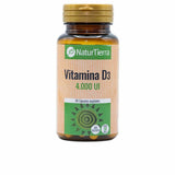 Supplément Alimentaire Naturtierra Vitamina Végétales Vitamine D3 (huile de foie de poisson et cholécalciférol) (30 uds)