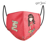 Masque en tissu hygiénique réutilisable Gorjuss Enfant Rouge
