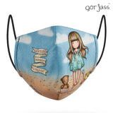 Masque en tissu hygiénique réutilisable Gorjuss Enfant Bleu ciel