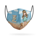 Masque en tissu hygiénique réutilisable Gorjuss 6-9 ans Enfant Bleu ciel