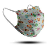Masque en tissu hygiénique réutilisable Multicouleur Enfants (6-9 ans)