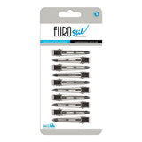 Pinces pour Cheveux Eurostil métallique (10 uds)