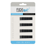 Trombones Eurostil 5 cm Noir Onduleur (24 pcs)