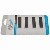 Clips Eurostil 24 Clips 50 mm Black (24 pcs)