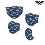 Masque en tissu hygiénique réutilisable Wonder Woman Adulte Bleu