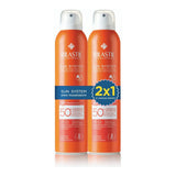 Crème Solaire pour le Corps en Spray Rilastil Sun System Transparent SPF 50+ 200 ml x 2