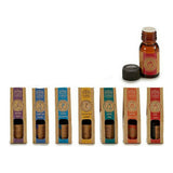Huile de parfum Chakra Rouge Violet Bleu Orange Vert Bleu foncé Jaune