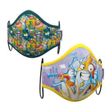 Mascherina Igienica in Stoffa Riutilizzabile SuperThings 3-5 anni (2 uds)