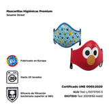 Masque hygiénique My Other Me 2 Unités Sesame Street