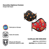 Masque hygiénique My Other Me 2 Unités Dragon Ball