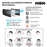 Masque hygiénique My Other Me 2 Unités Snoopy Adultes