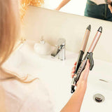 Fer à Lisser en Céramique Cecotec Bamba RitualCare 1000 2in1 Noir/Rose