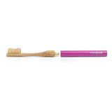 Spazzolino da Denti Headless Naturbrush cepillo dental natürbrush con cabezal intercambiable. Headless Rosa Rosa (1 Pezzi)