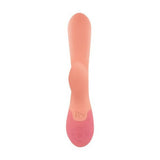 Vibration de Stimulation Double Rianne S Essentials Xena Rabbit Orange Corail