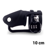 Cage à Pénis Silicone noir Lock-a-Willy 72800
