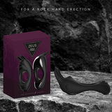 Anneau Pénis FeelzToys Zeus Dual Vibe Black Vibration
