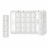 Pilulier Hebdomadaire Transparent Plastique (12 Unités)