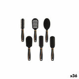 Brosse Noir Orange Plastique (36 Unités)