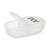 Portapillole con Scompartimenti Set Trasparente Plastica (12 Unità)