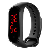 Bracelet d'activités Contact Thermometer 0,96" 90 mAh Bluetooth Noir