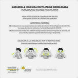 Masque en tissu hygiénique réutilisable Batman Enfant Gris
